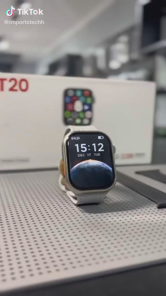 Relógio Inteligente Smartwatch 49mm com 02 Pulseiras T20