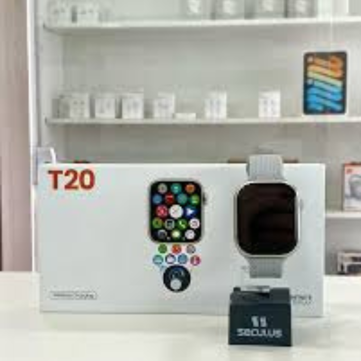 Relógio Inteligente Smartwatch 49mm com 02 Pulseiras T20